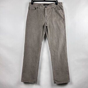 Calvin Klein Jeans Gray Corduroy Cotton Elastane Size 34